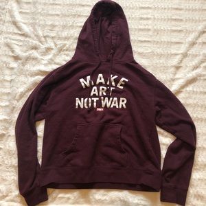 Obey Tops - Obey “Make Art Not War” Hoodie Obey Tops - Obey “Make Art Not War” Hoodie